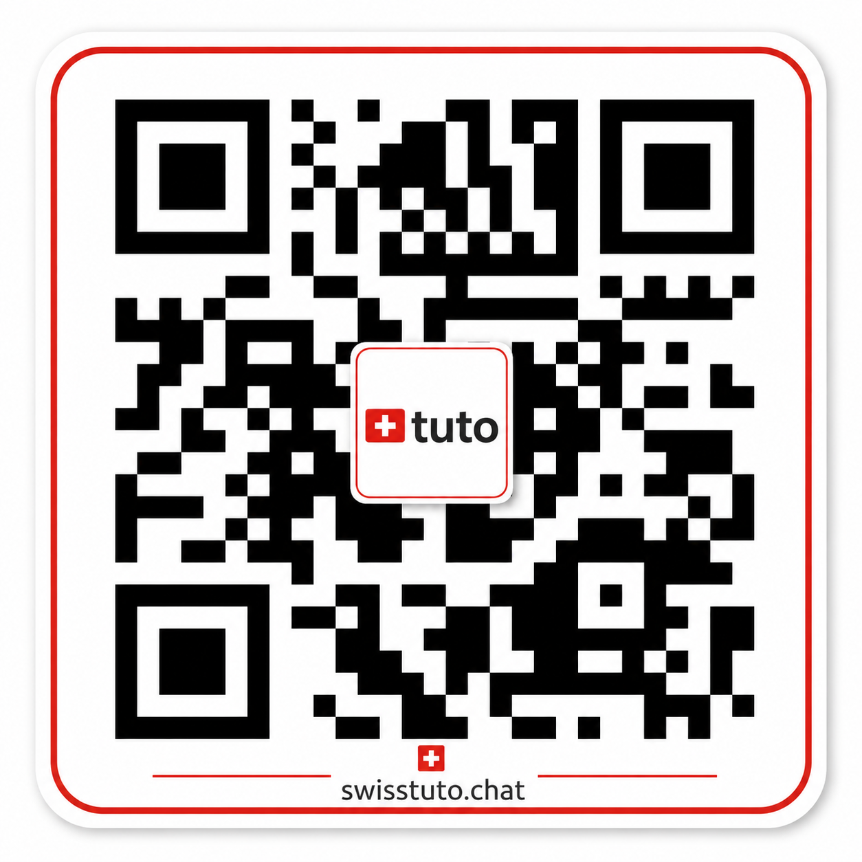 QR code to open swisstuto.chat